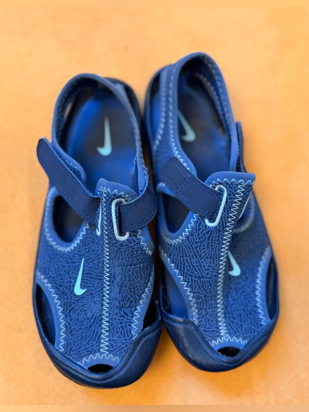 NIKE Sunray Protect Kids Toddler Water Swim Beach Shoes - Blue